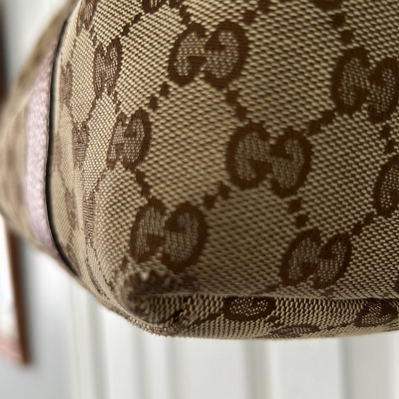 Gucci GG canvas medium bamboo bar tote - Picture 6 of 12